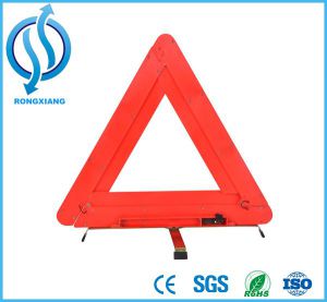 Hot Sales High Visibility Red Glow Safety Warning Triangle