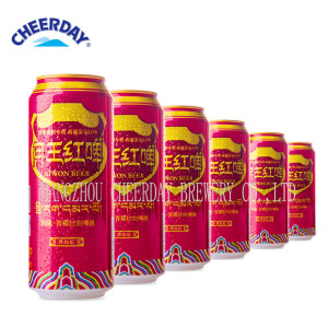 500ml 4.5%Vol OEM Brewery Red Chinese Characteristic Canned Beer